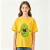 100% Cotton Ghostbusters Children's T-shirts Funny Slimer Cartoon Print Short Sleeve Boys Girls Tee Casual Crew Neck Tops Summer