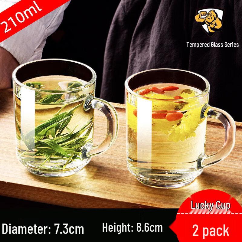 Heat-Resistant Tempered Glass Mug