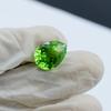 Green Apple Peridot 11.35 Ct Natural Pear Cut   Loose Gemstone