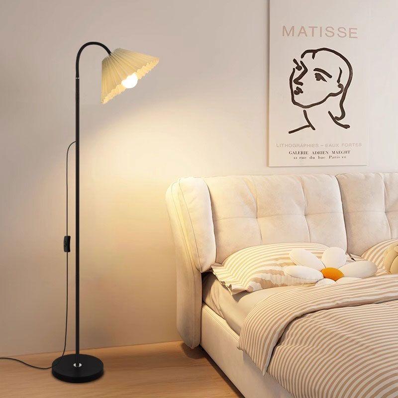 OEING Pleated Flower Floor Lamp