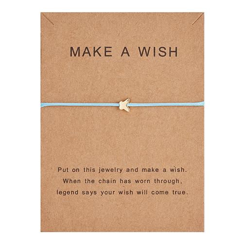 

Wish Card Adjustable Hand-woven Rope Bracelet Femme Minimalist Heart Crown Round String Ehthic Bracelet Fashion Women Jewelry