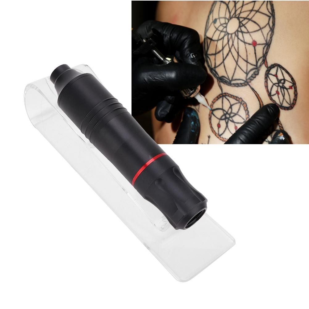 Plastic Tattoo Pen Holder Stand Machine Display Support Rack   (Black)