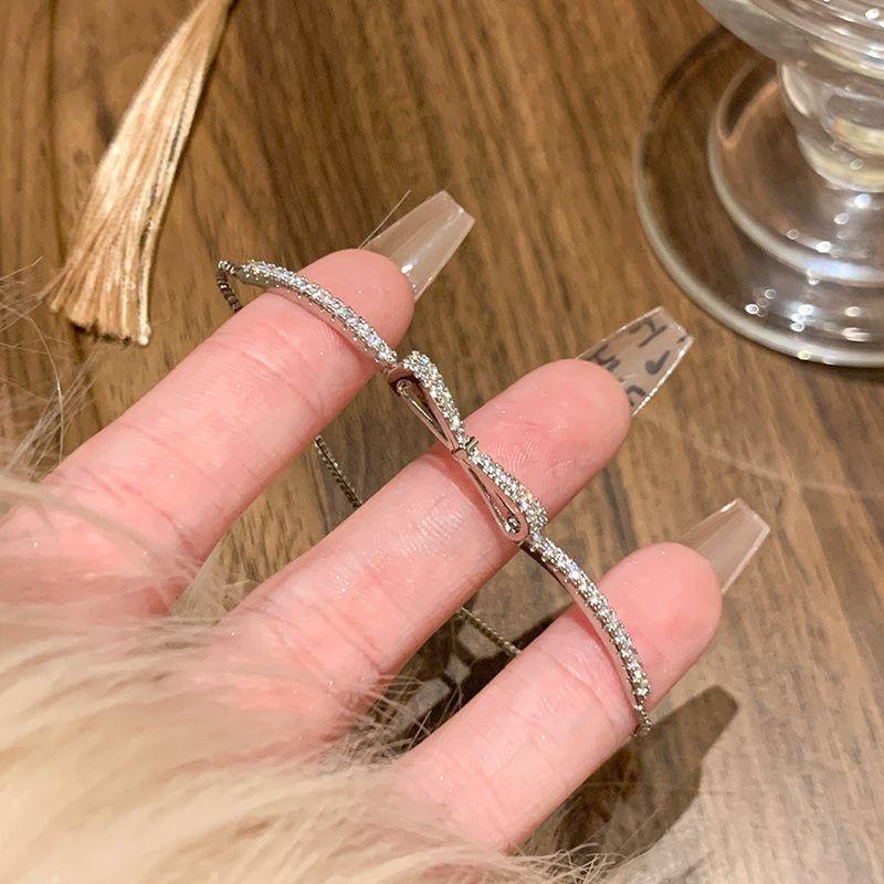 

Доступная Роскошь Циркон Нишевый Стиль Девочки Банты One-style Bows bracelet-pull-out