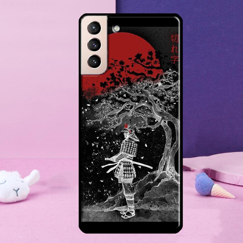 Japanese Samurai Ninja Phone Case For Samsung Galaxy S25 Ultra S24 Ultra S9 S10 S20 S21 S22 Plus S23 S24 FE Cover
