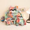 Colored Little Monster Doll Ugly Cute Little Monster Doll Throw Pillow Plush Toy Picture Book Long Haired Doll