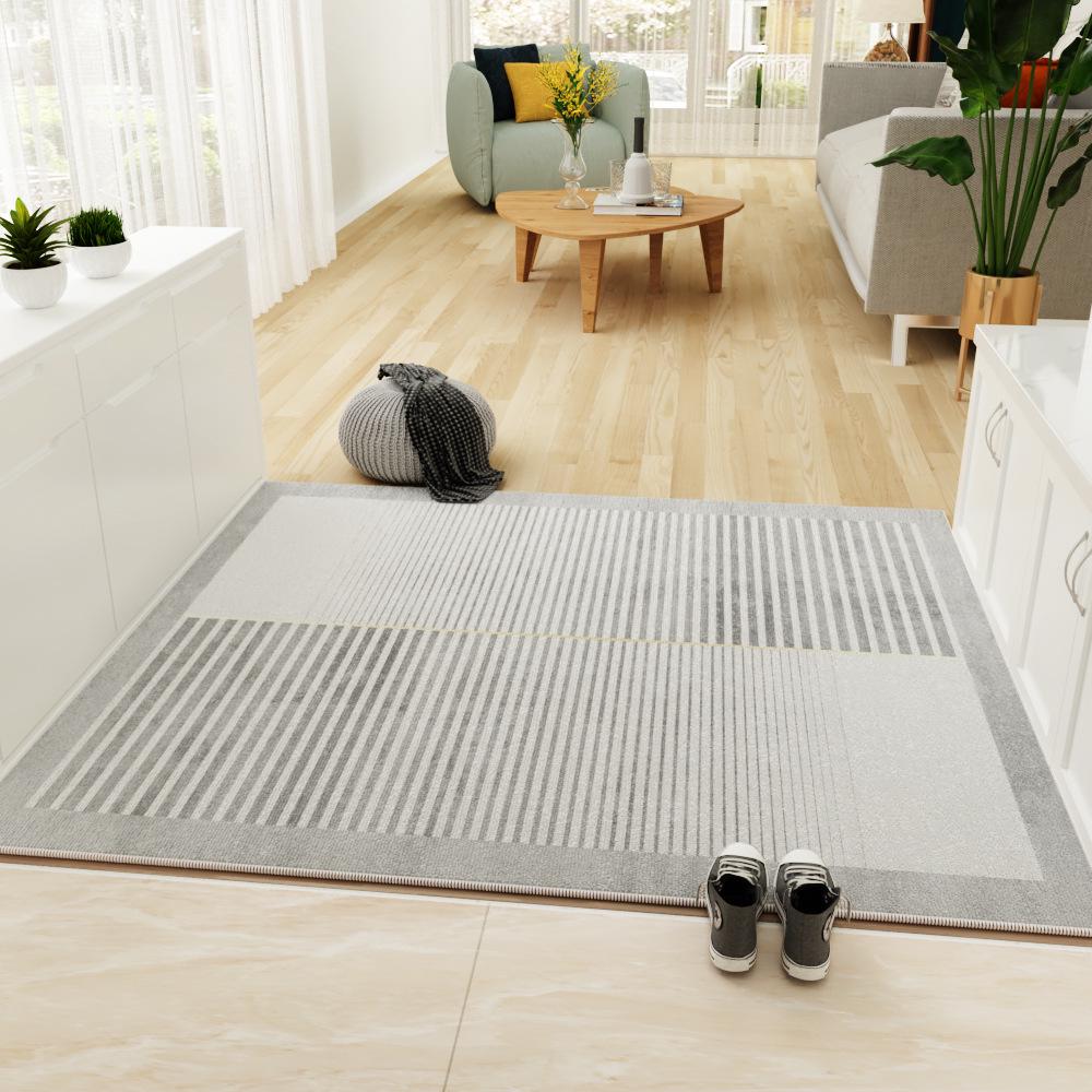 Wabi-Sabi Style Luxury Non-Slip Velvet Entrance Mat for Porch and Bedroom.