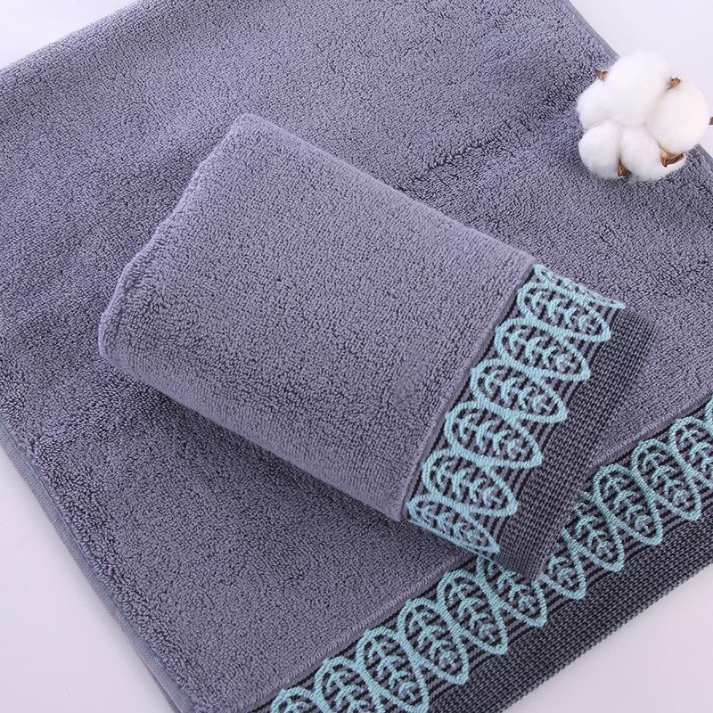 100% A-Grade Antibacterial Cotton Bath Towel - Thick, Soft, Absorbent, Quick-Drying, Adult Size Washcloth