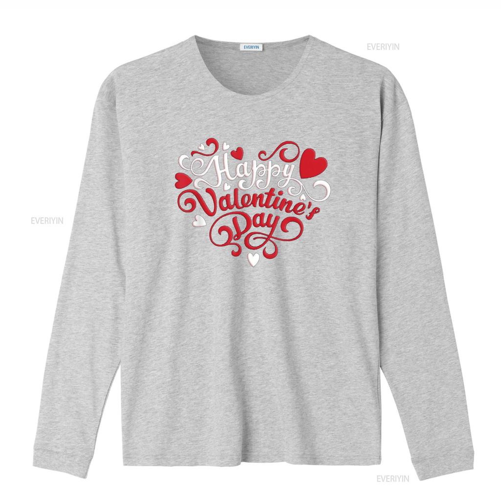 Happy Valentine S Day Red Heart For S 2024 T Shirt Vintage Washed Breathable Stretched Homme Stylish Top For Everyday Wear