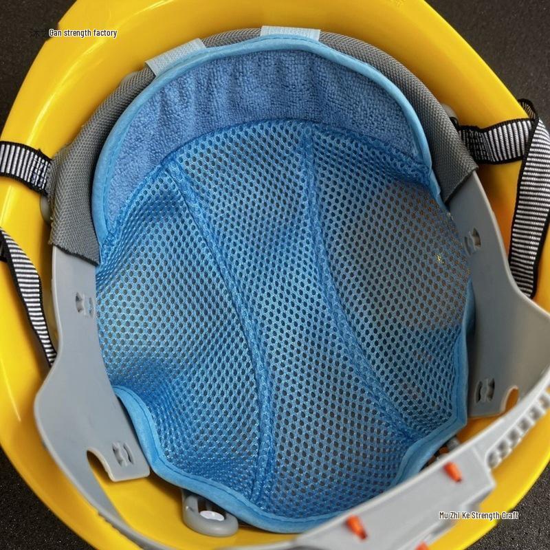 Breathable Sweat-Absorbing Helmet Liner: Removable, Ventilated Pad for Safety and Cycling Helmets
