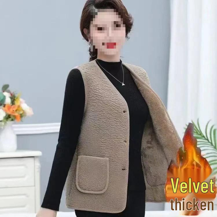 Women's Fleece Vest Shoulder Cape - Warm Velvet