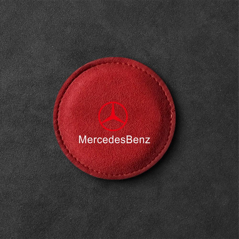 2pcs Car Coaster Anti-Slip Water Cup Holder Pads For Mercedes Benz A B C E S M Class AMG CLA CLS W212 W213 W204 W205 W176 W211