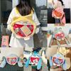 Plush Miku Hatsune Backpack With Nylon Interior For Casual Outings Carry Daily