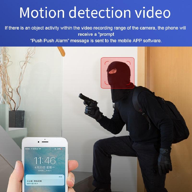 Kamera do monitoringu bezpieczeństwa wysokiej rozdzielczości, Domowa kamera bezprzewodowa WiFi, Wewnętrzna kamera sieciowa z noktowizją na podczerwień