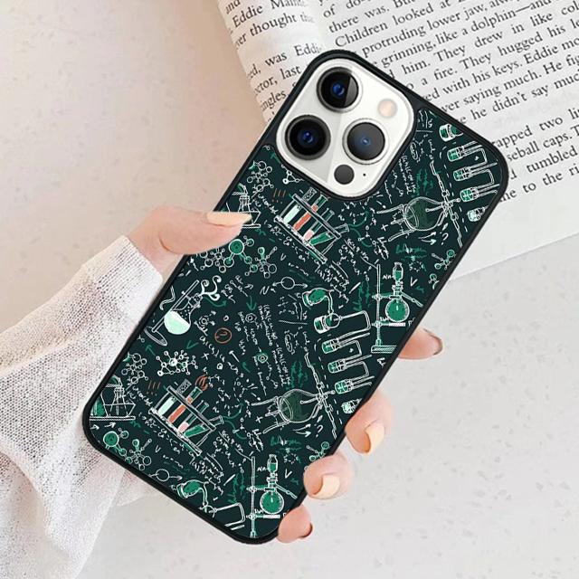 Physics Chemical Mathematics Phone Case For iPhone 17 Air 16 16e 15 14 plus 11 12 13 Pro max Bumper Shell Cover coque