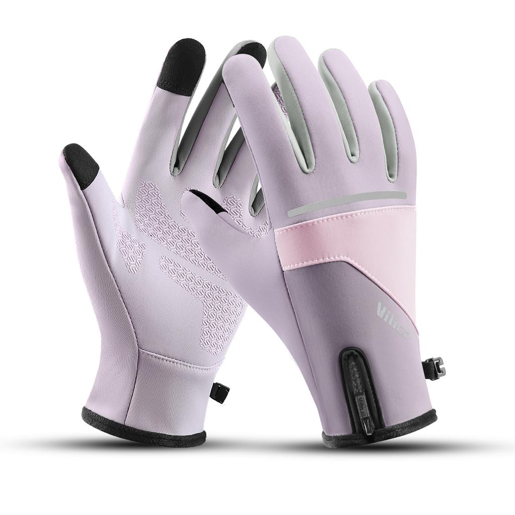 Winter Sports Plus Velvet Warm Gloves For Men And Women Touch Screen Ski Cycling Bicycle Riding Cold-Proof Outdoor Gloves