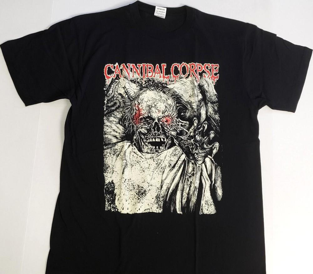 T-shirt Cannibal Corpse Rotting Corpse Death Metal Tee Uomo 100% Cotone Nuova T-shirt Unisex