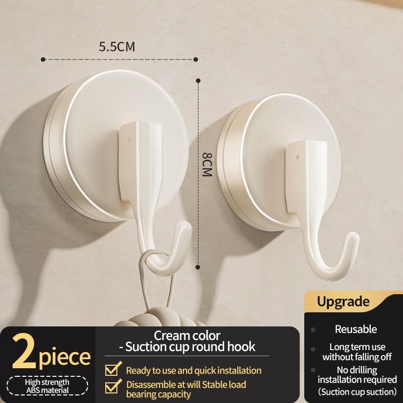 No Need To Drill Suction Cup Door Coat Hook Adhesive Hooks Row Hook, Key hook, Kitchen Hook, Storage Rack Clothes Hook