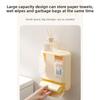 1pcs Three-in-one Wall-mounted Tissue Storage Box Creative Multi-purpose Storage Box Home Decoration