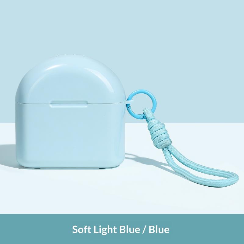 Denture Box Tray Case Drainage Design Dental Retainer Color Tray Storage Box Plastic Teeth Container False Teeth Protective