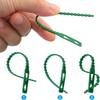 Plastic Reusable Cable Ties Flexible Plant Support Clips Plant Twist Ties  Vine Support