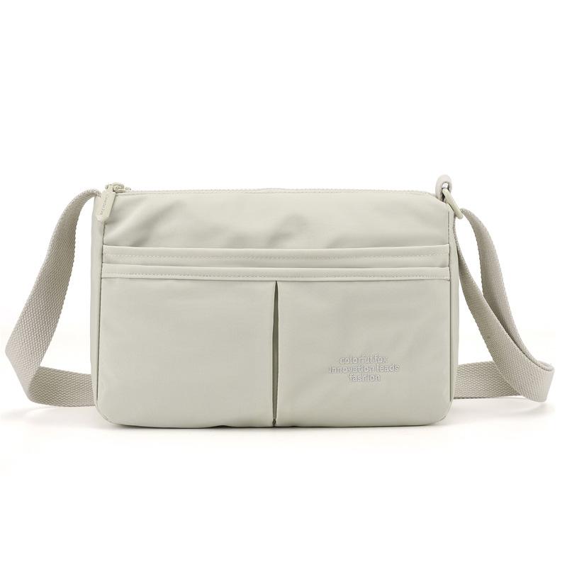 New Shoulder Small Square Bag Summer Light Nylon Bag Large Capacity Women's Messenger Bag