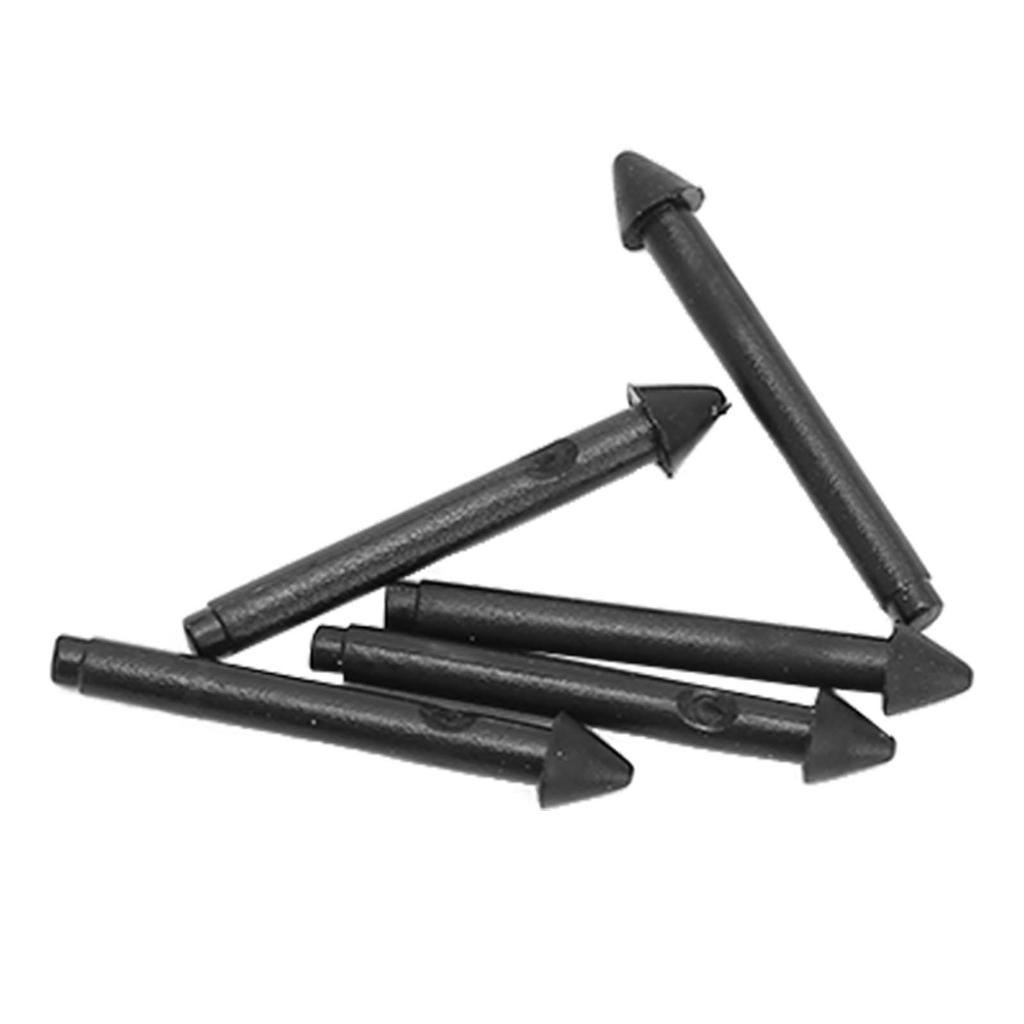 5 Stück Pro Tablet Stylus Stiftspitzen Schwarz 2H Empfindlich Präzise Feine Glänzende Spitze Tablet Ersatzspitzen für Pro 7 6 5 4 Book