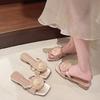Fashion 2025 Summer New Flower Designed Elegant Slippers for Women's Outerdoor Beach Open Toed Fashion Comfortable Lightweight Sandals