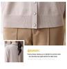 2025 Elegant Plus Velvet Knit Sweater for Middle-Aged & Elderly Women - Thickened, Stylish Autumn/Winter Base Layer Top