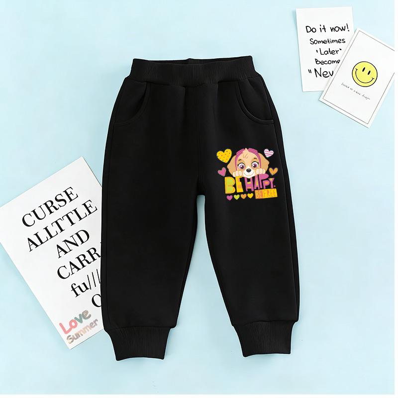 Skye Everest Girls Trousers Paw Patrol Casual New Little Girls Sweatpants Print for Girls Casual Sports Long Pants Outdoor Warm Long Pants,for Outdoor