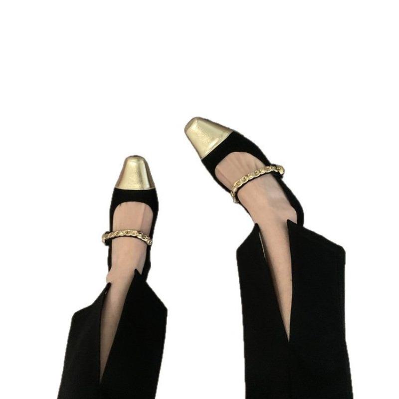 Fashion Hot Selling French Style Mary Jane Mid Heel Single Shoes Women's Retro Chic 2025 Autumn Model Well with Skirts Adult Footwear