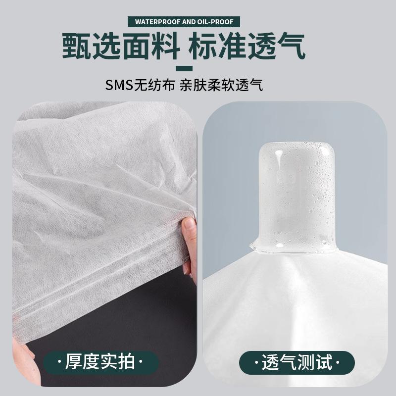 White SMS Non-woven Bed Sheets Waterproof Oil Resistant Massage Bedsheet Blue Disposable Beauty Salon with Perforated Bed Cover