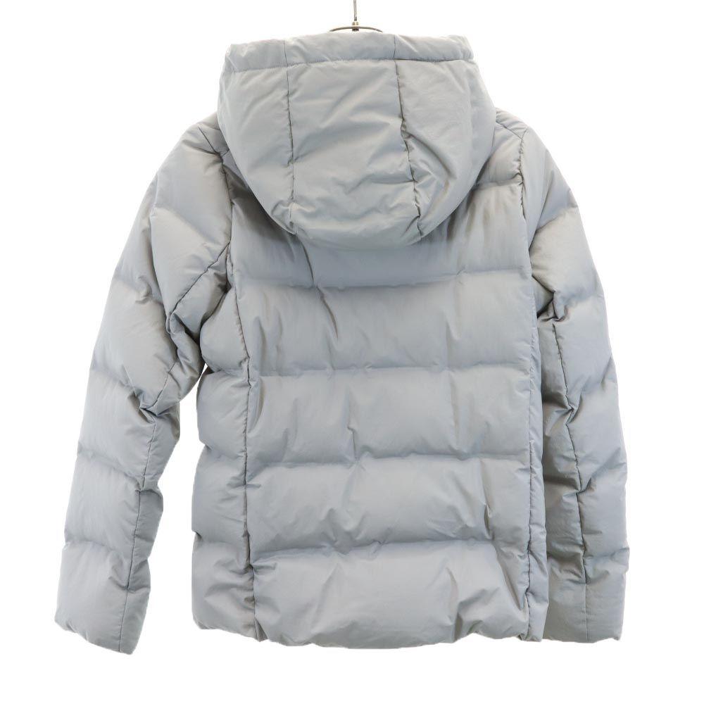 Uniqlo Seamless Down Jacket M Gray Hood Women Used