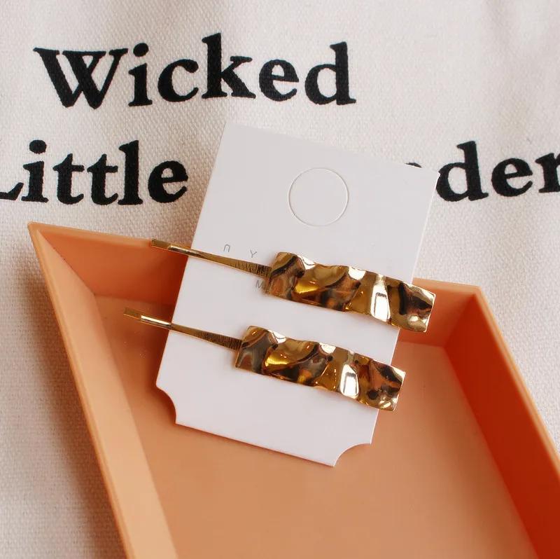 

Набор металлических заколок для волос с жемчугом, 2/3 шт./компл., корейские геометрические звезды, любовь, листья, заколка-автомат, заколка-шпилька, женские аксессуары