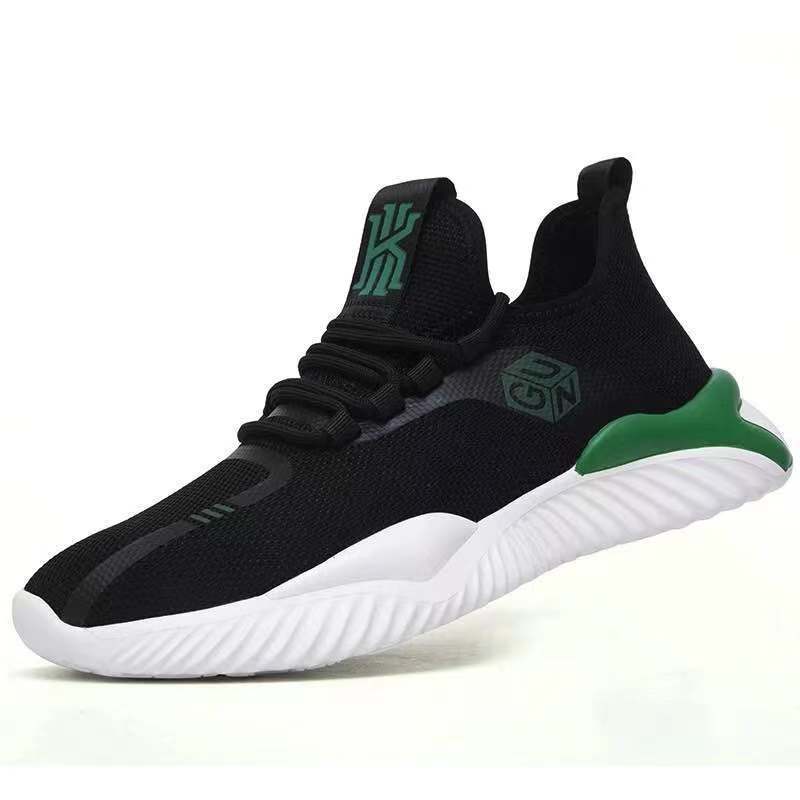 New casual shoes breathable sports running shoes soft sole comfortable lightweight flying woven shoes super cheap running shoes