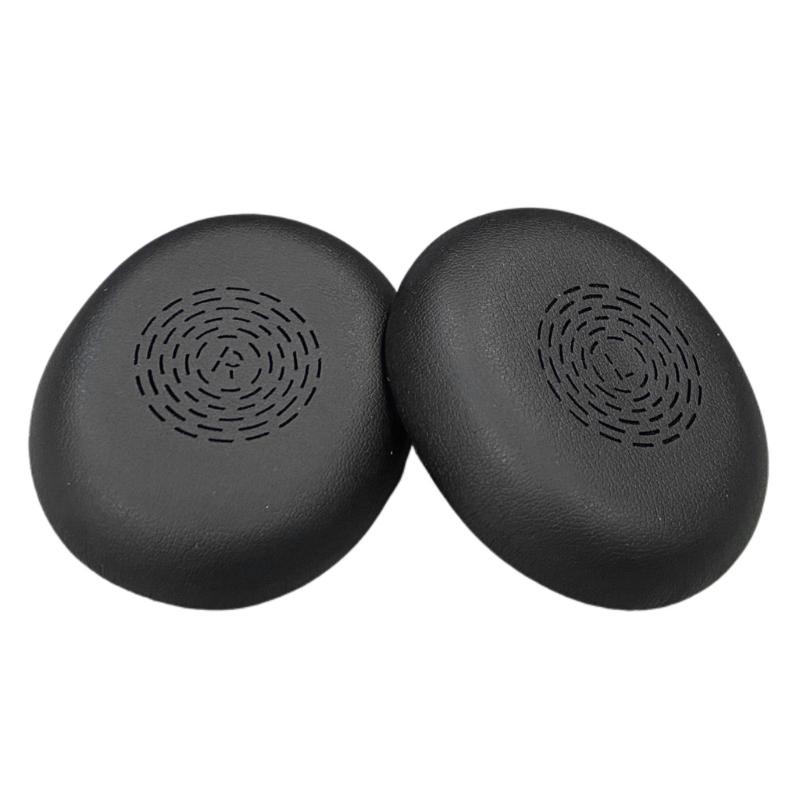 Memory Foam Replacement Ear Cushions with Protein Leather Strong Noise Isolating Ear Pad for Evolve2 65