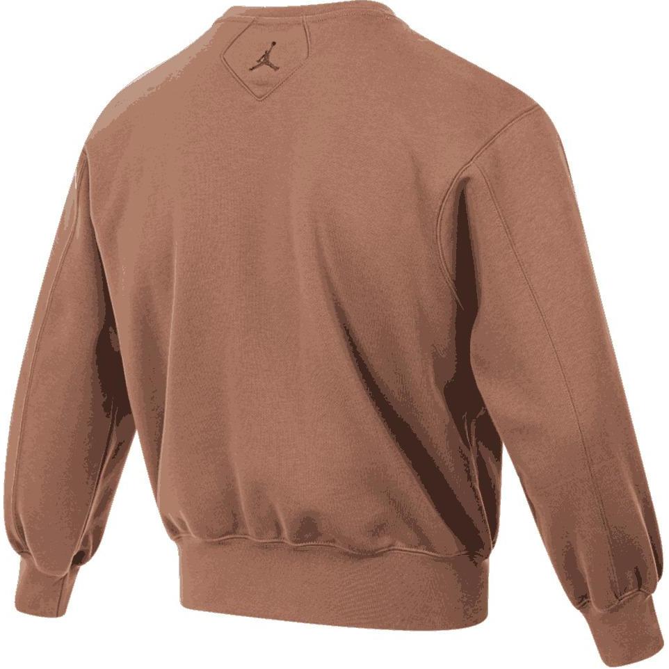 Jordan Crew Neck Pullover Solid Color Sweatshirt Kids Sweatshirt Brown HQ8252-258