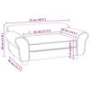 Pet Sofa for Dogs Black 72 x 45 x 30 cm Plush