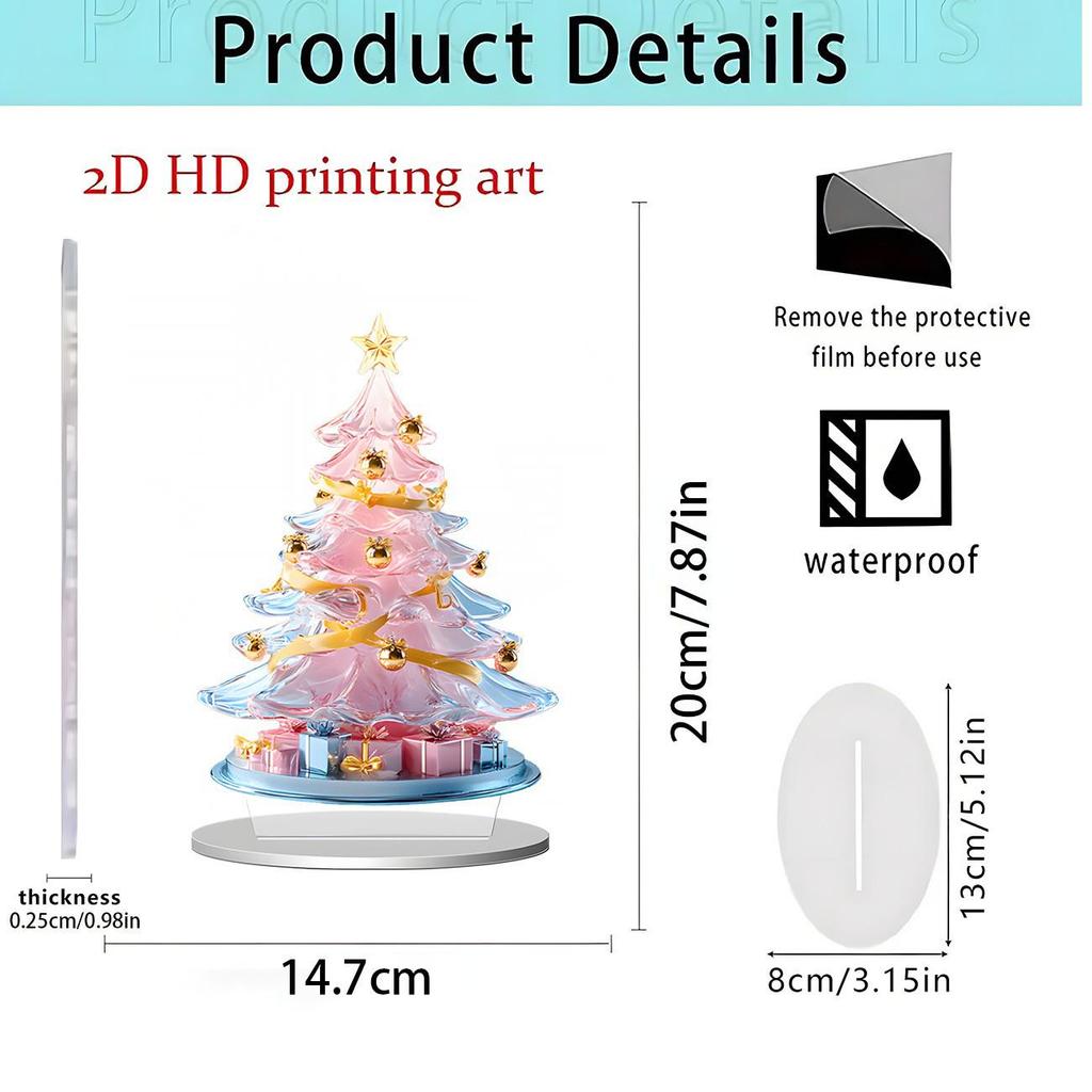2D Acrylic Christmas Ornaments - Creative Holiday Crafts Series