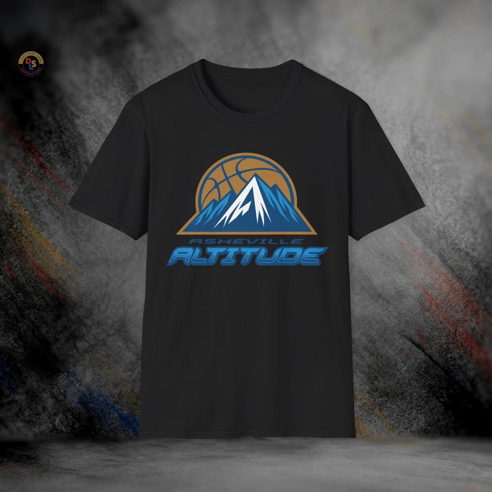 Ashville Altitude Retro Basketball T-Shirt | Softstyle Tee M