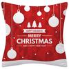1PC Christmas Themed Double-sided Printed Pillowcase Car Parts Office Santa Claus Guest Sofa Home Bedroom Square Cushion Cover