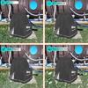 Outdoor Sand Filter Pumps Protective Case Guard Anti Rain Windproof Oxford Cloth With Accessible Pressure Gauges Panel