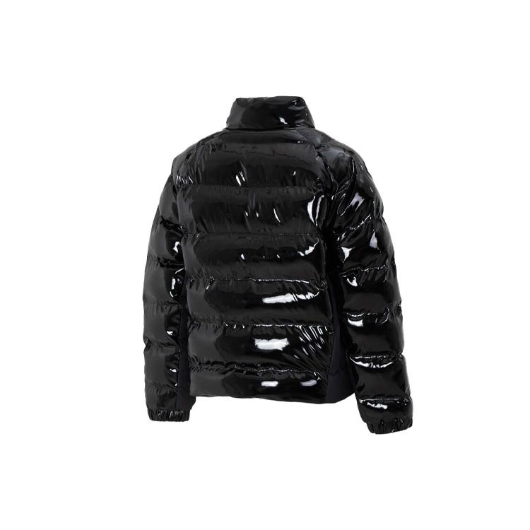 Nike Solid Logo Outdoor Quilted Lightweight Cotton Jacket Women Jacket Black FQ3575-010