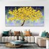 Abstract Golden Rich Tree Money Tree Oil Paintings On Canvas Poster Modern Landscape Wall Art Picture Print Home Decor
