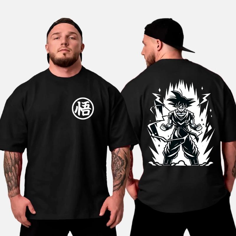 Dragon Ball Japan Animation Summer T-Shirt Leisure Sports Street Fitness Loose Comfortable Cotton Short Sleeves Men Women Top