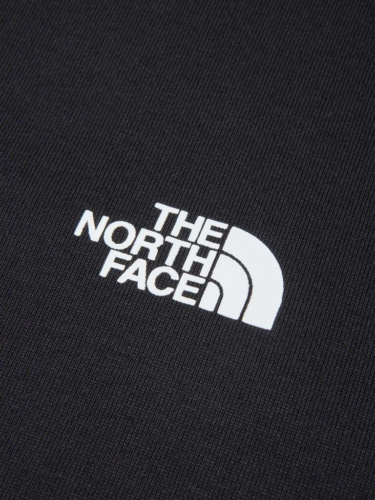 North Cut and Sewn Long Back Square Logo Tee White Mix XXL [The Face] Long-Sleeve T-Shirt L/S Gray/White