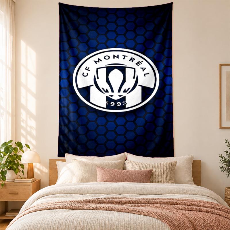 CF Montreal Wandteppich hohe Qualität zur Dekoration von Wohnzimmer Schlafzimmer Studentenwohnheim Wänden ideal als Schlafzimmer Wandkunst oder Weihnachtsgeschenk