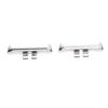 1 Pair 20mm Metal Watch Band Adapter Replacement for Rossini 2i Smartwatch Quick Release Watch Strap Connector Silver