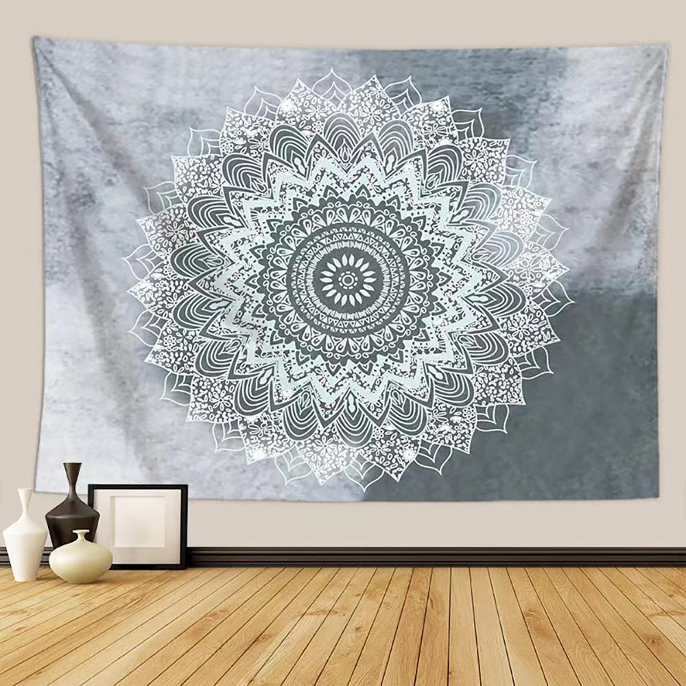 1 Purple Pink Mandala Tapestry Wall Hanging Psychedelic Aesthetic Indian Hippie Wall Decor Bohemian Wall Art Bohemian Home Decor