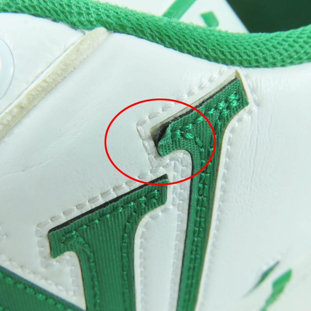 Great LOUIS VUITTON Low cut sneakers LV logo leather white leather Women 37 Used