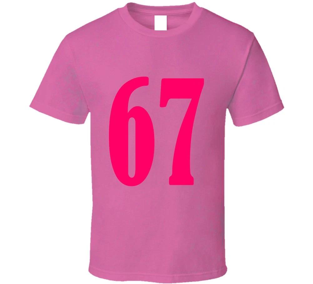 Six Seven Meme Pink Trending 67 Gift Funny T Shirt S